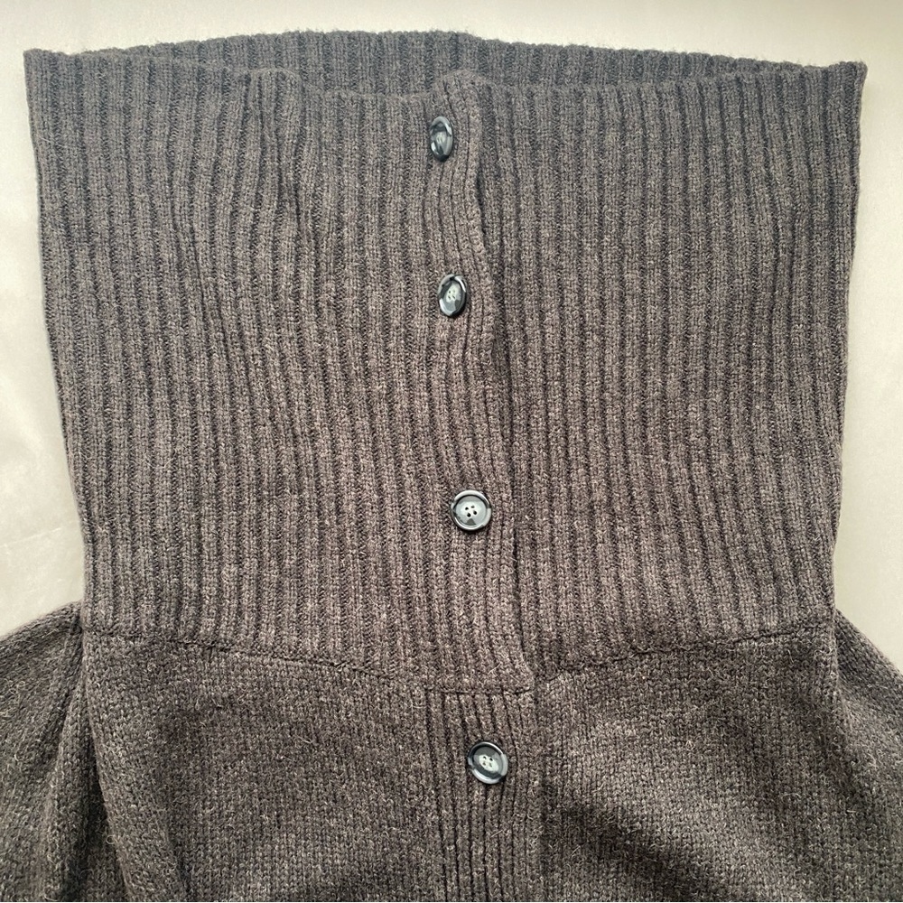 NWT BCBG MaxAzria Sweater Cardigan Coat Long Line Wool Alpaca Blend Size M/L - Picture 9 of 15